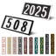 Plaque d'adresse horizontale encadrée en aluminium Royal Shade-119626591-119626595-119918084