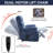 Lift Recliner Chair Heat Massage Dual Motor Infinite Position Up to 350 LBS Large Electric Power Lift Recliners with Power-Remote, Medium-firm and Heavy duty-366995672