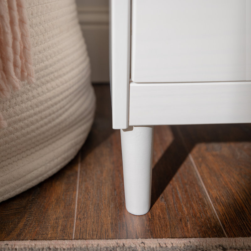 Ceti 6 Drawer 145Cm W Double Dresser, White