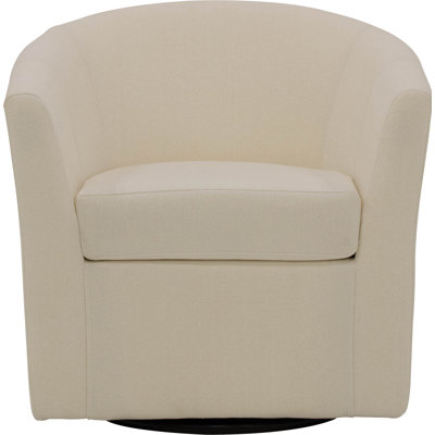 Hansell Upholstered Swivel Barrel Chair