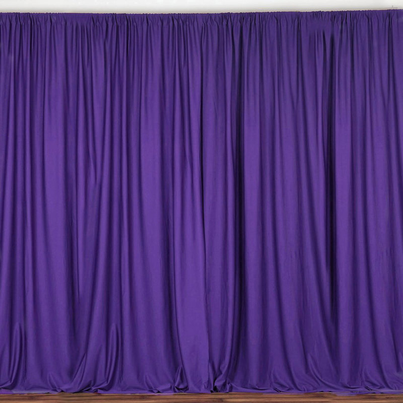 Panneau de rideau simple obscurcissant Antion, 56 po x 108 po, Violet