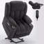 Fauteuil inclinable en chenille recouvert de tissu Power Lift-1515080841