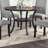 Dining Room Round Dining Table With Storage Shelve, Kitchen Table