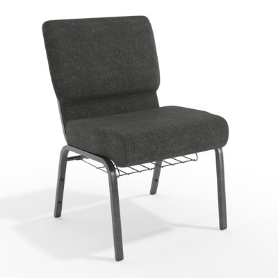 Maevis 21''W Church Chair with Book Rack