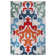 Diflumera Aldaine Vintage Damask Indoor Outdoor Area Rug
