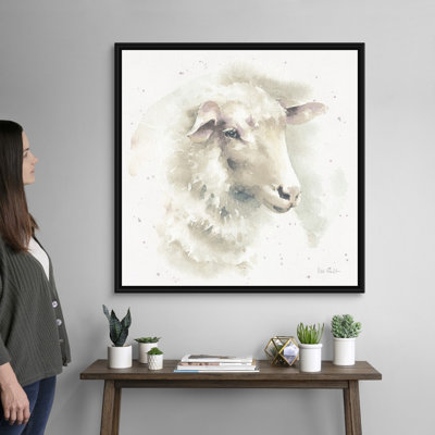 " Farm Friends IV Neutral " by Lisa Audit Painting Print