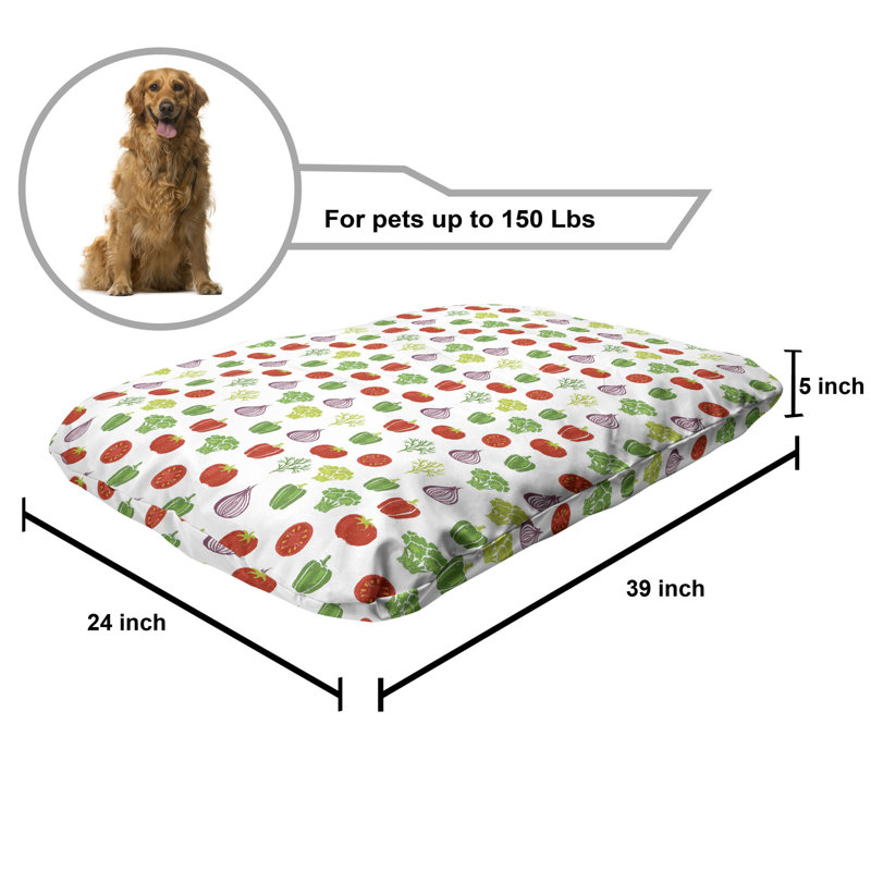 Multicolore, lit pour animal de compagnie Ambesonne