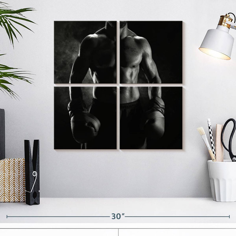 Boxer Sirci Muscular, H 18 po x l 18 po