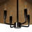 Beitz 4 - Light Iron Geometric Chandelier