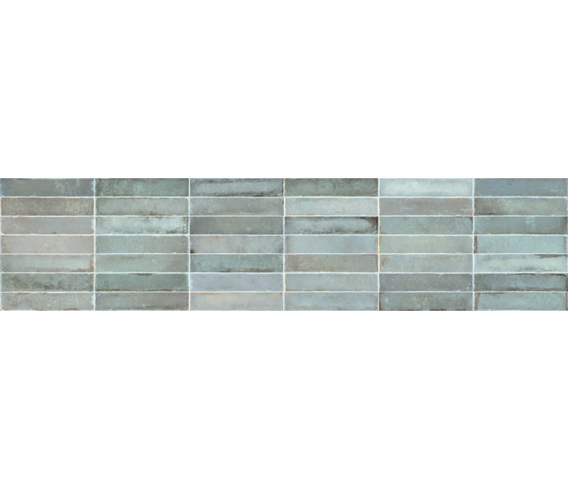 Edisto 2'' W x 10'' L Ceramic Tile, Slate Blue