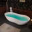 67" Freestanding Solid Surface Bathtub