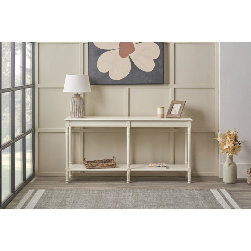 Anely 160cm Console Table, Elizabeth White