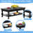 Solid Wood 47.5''L Coffee Table with Spacious Storage