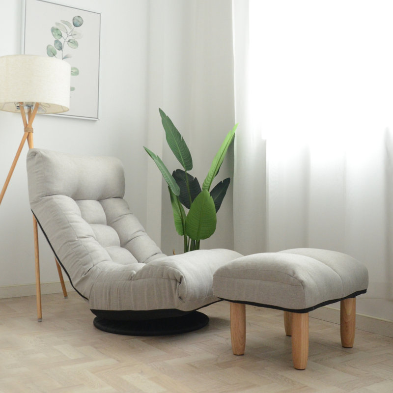 Fauteuil de jeu inclinable réglable, gris