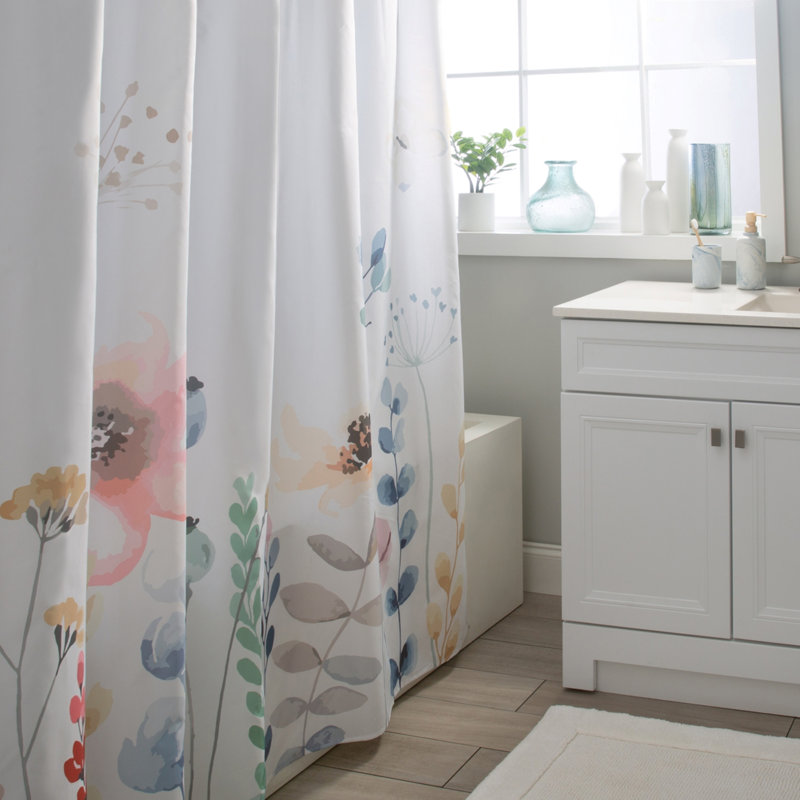 Neffs Floral Shower Curtain