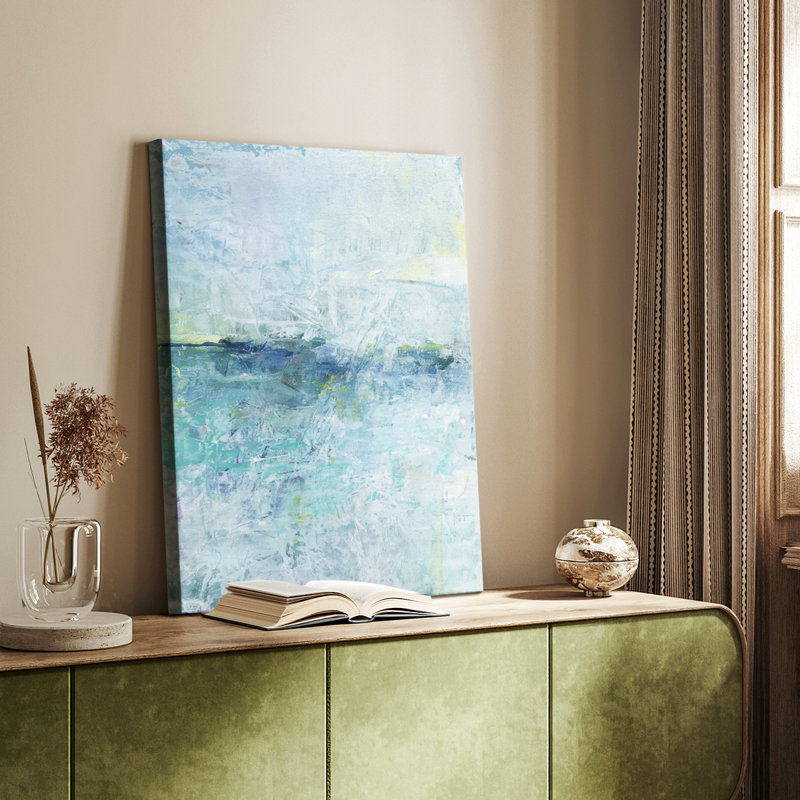 Lac Misty Mountain I - galerie Cavas, H 18 po x l 12 po