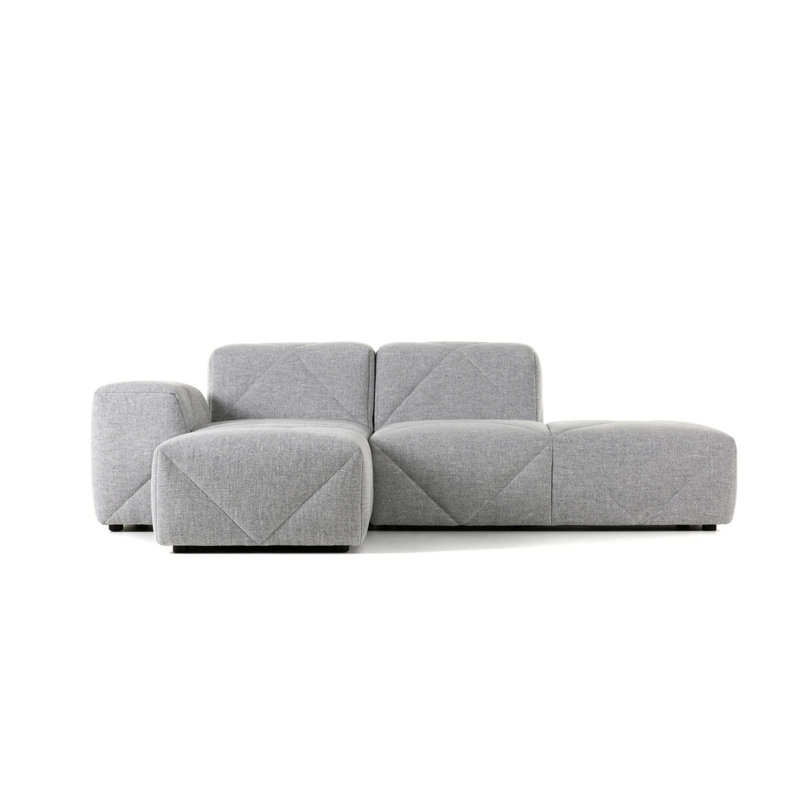 BFF Modular Sectional, Vesper Silver, Left