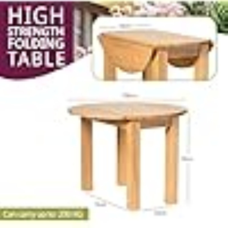 4 - Person Drop Leaf Solid Oak Dining Set