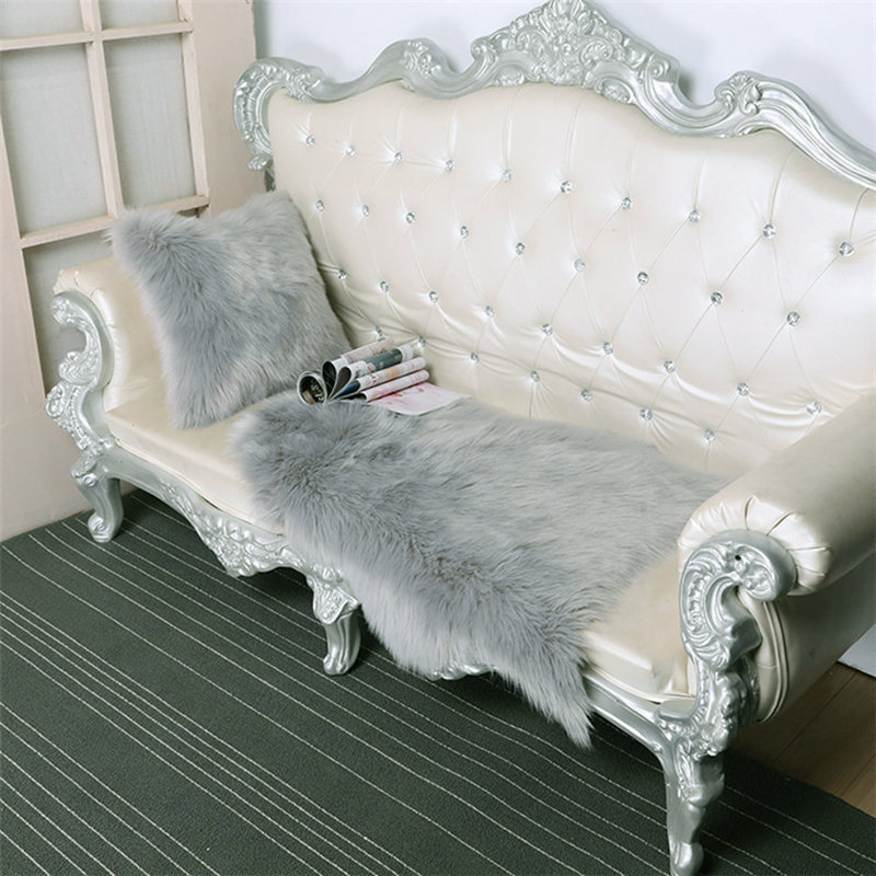 Woolen Sofa Pillow Cover, Grey