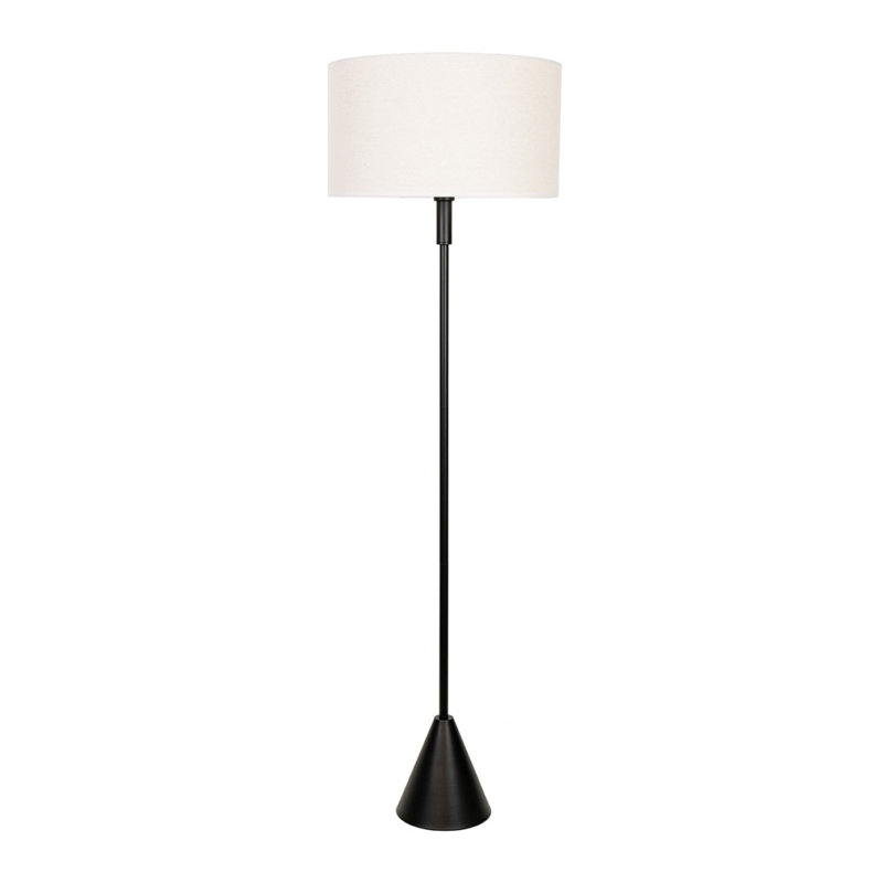 131.5cm Matte Traditional Floor Lamp, No, Orange