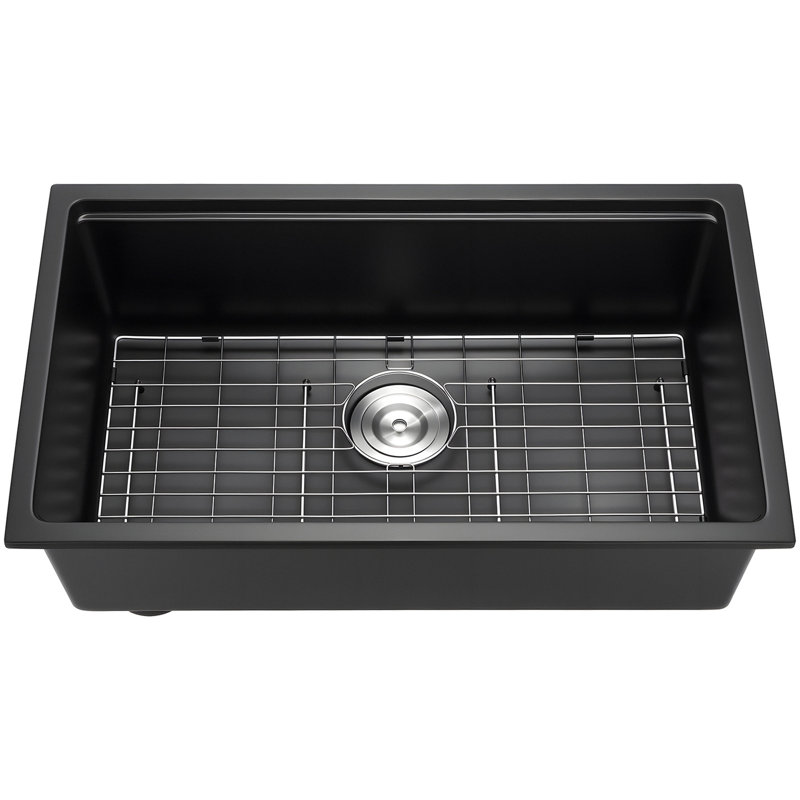 Évier de cuisine en granite à cuve simple encastrable pour bar pour véhicule récréatif
