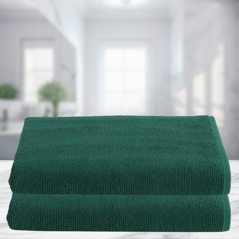 Ensemble de draps de lit en coton turc 2 pièces LERINS, Vert