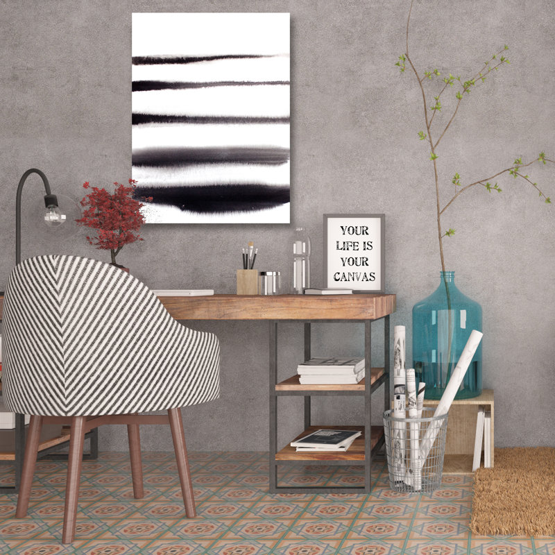 Invisible Zebra by Kent Youngstrom - Wrapped Canvas Painting, 122cm H x 91cm W x 4cm D