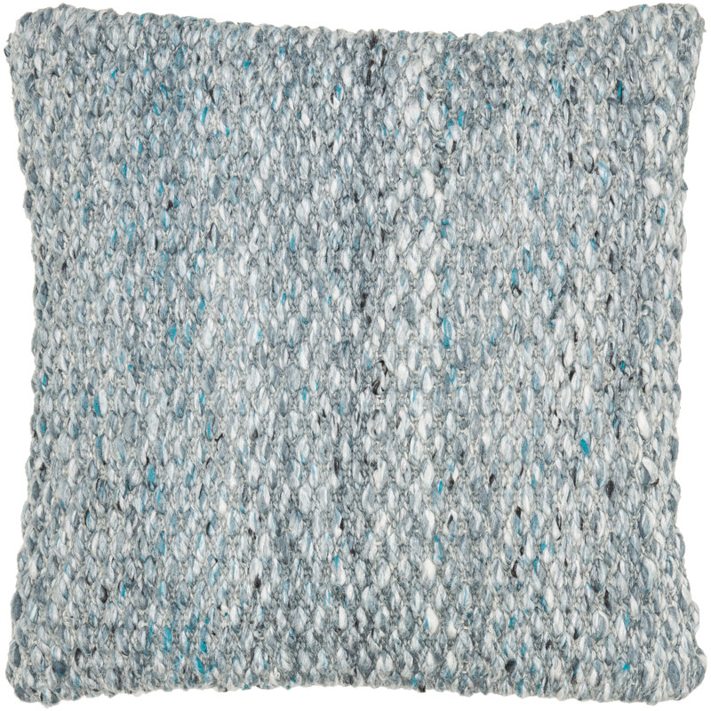  Housse de coussin et insert, H 18 po x l 18 po, Bleu, Housse de coussin seulement - sans coussin