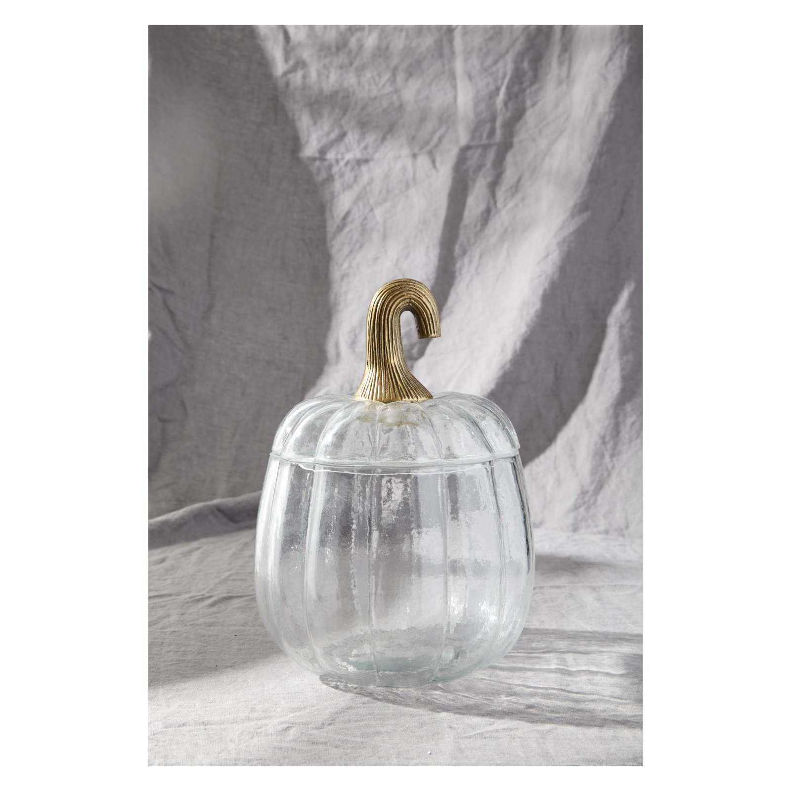 Translucent Pumpkin Terrarium 8.75"X8.75"X12.75"