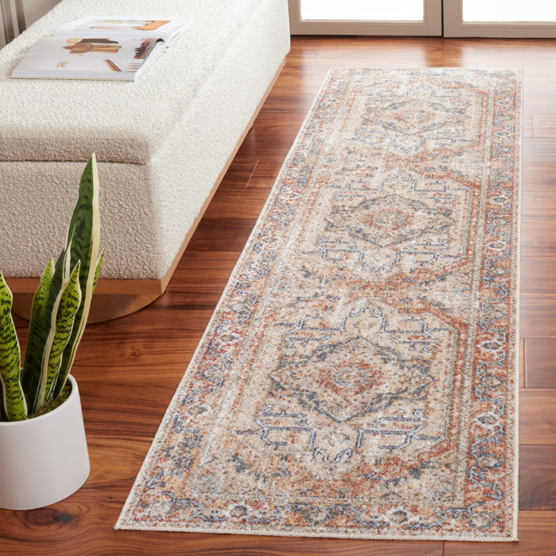 Ortraud Performance Machine Washable Oriental Rug, Runner 2'2" x 8'