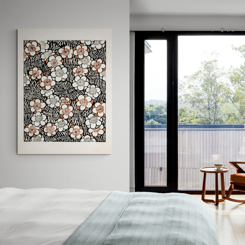 Floral Pattern by Watanbe Sekai - Wrapped Canvas Art Prints, 41 cm H x 31 cm W