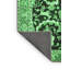 Tapis oriental vert / noir en laine et polyester tissé à la machine Kayelle-1564748760