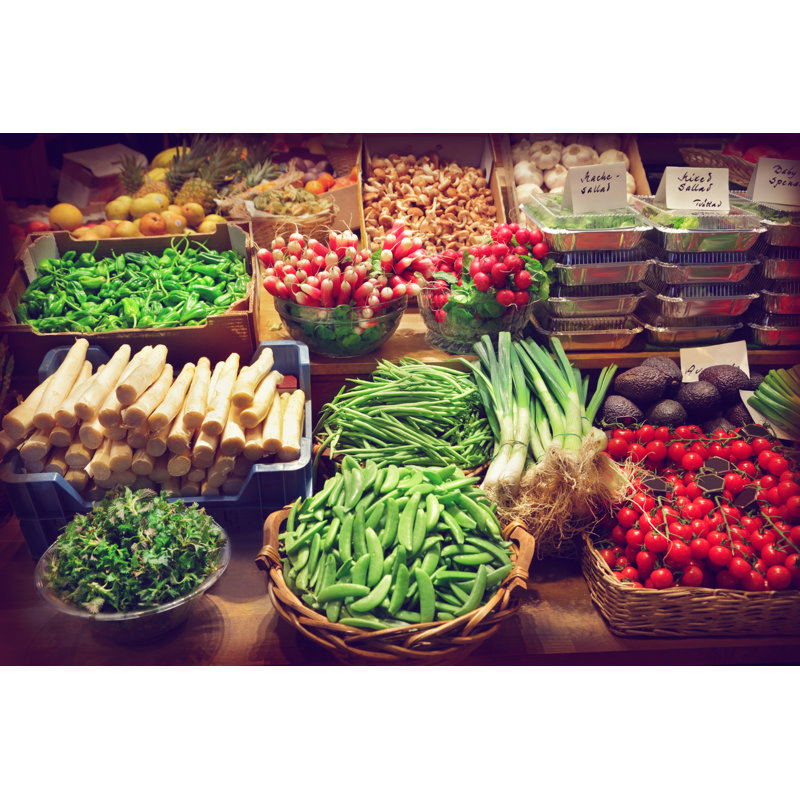 Market Stall - Photographie sur toile tendue, H 8 po x l 12 po