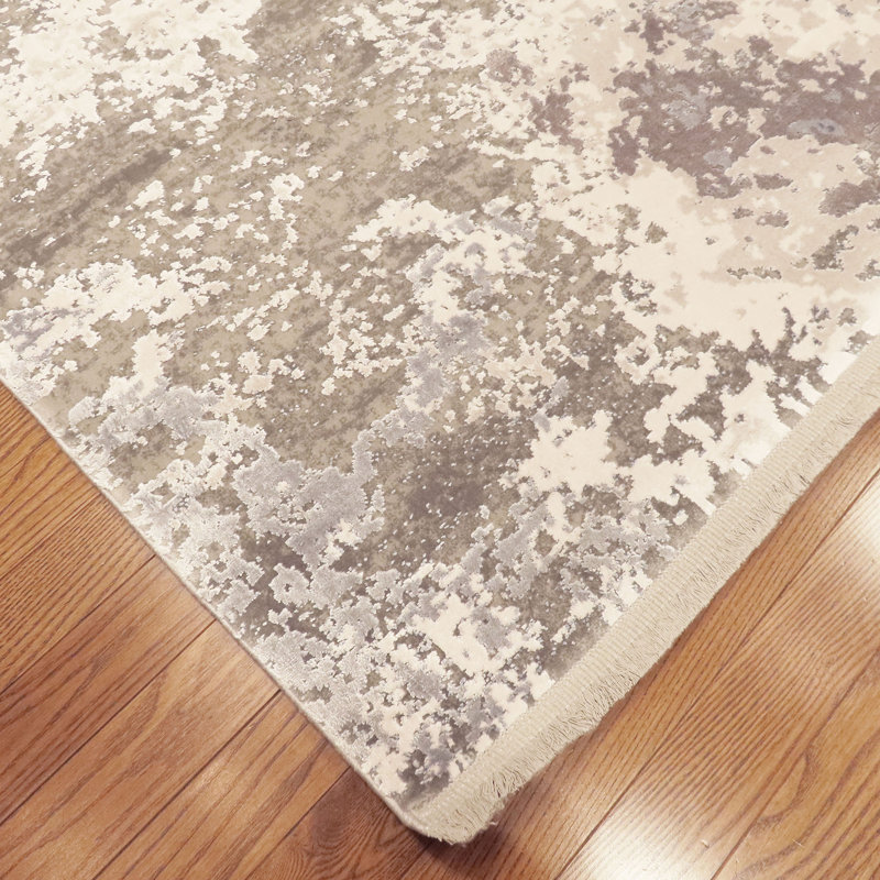 Santorini Area Rug in Gray, Rectangle 5'3" x 7'7"