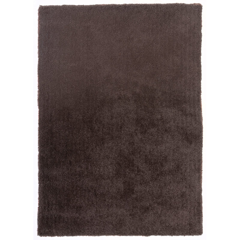 Pinkham Solid Colour Hand Woven Shag Area Rug, Rectangle 120 x 170cm