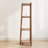 4-Tier Solid Wood Corner Bookcase with Open Display Shelves