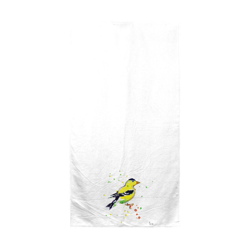 Serviette de plage goldfinch betsy Romeo
