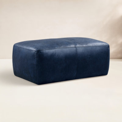 Denver 43" Genuine Leather Ottoman