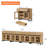 Modern TV Stand With Glass Doors For 120 Inch Tvs, 4 In 1 Entertainment Center Console With 4 Drawers And Metal Base For Living Room, Bedroom-644339052-644339057