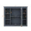 Armoire de rangement murale de salle de bain moderne 35 "x 28" avec miroir 6 tablettes ouvertes-542611530