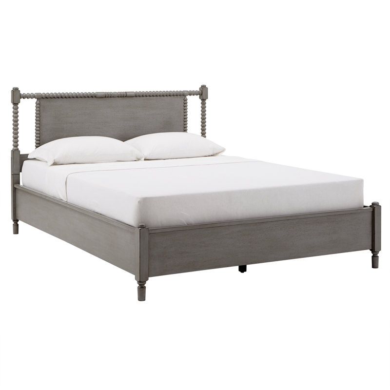 Platform Bed, Antique Gray, Queen