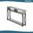 Metal X Frame Console Table with Open Shelves-2001785307