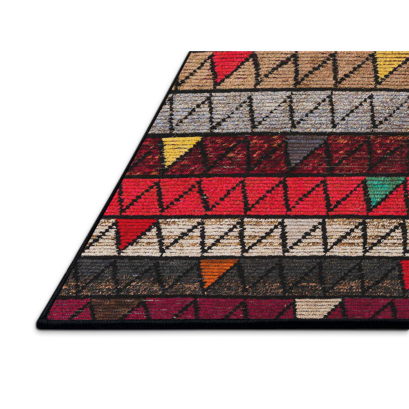 Abstract Indoor Rug, Rectangle 7' x 10'