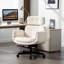 Chaise pivotante avec conception en croix, réglable et roulettes - Tissu doux pour un bureau confortable assis dans un environnement domestique-1226648137