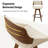 Omar Swivel Upholstered Modern Stool-1102983948-1093786445