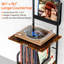 Manufactured Wood,Metal 148cm H Media Shelves