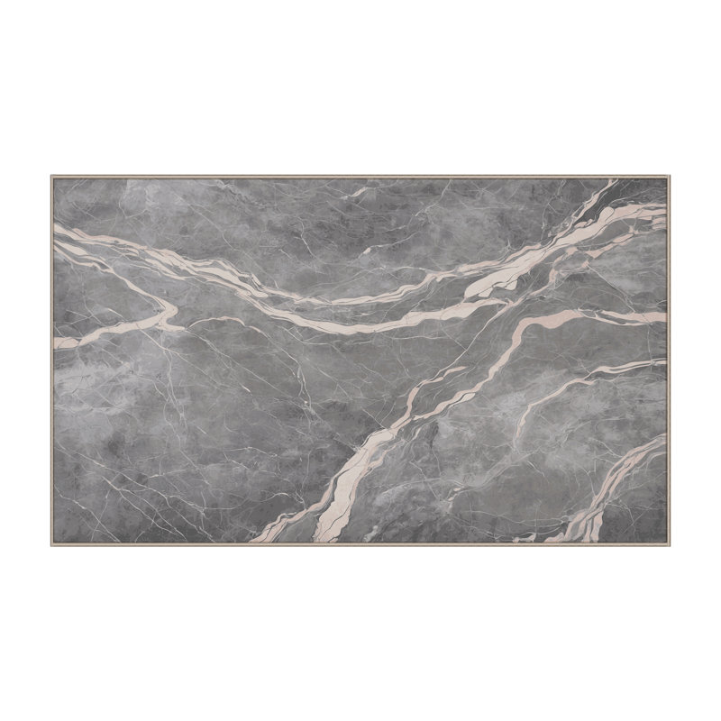 Machine Washable Beige Area Rug, Rectangle 3' x 5'