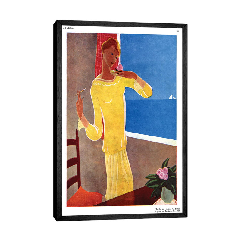 1920s La Esfera Magazine Plate by The Advertising Archives - Gallery-Wrapped Canvas Giclée on Canvas, 66.04 cm H x 45.72 cm W