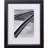 Fanchone Black Solid Wood Matte Picture Frame with Mat-1950559301