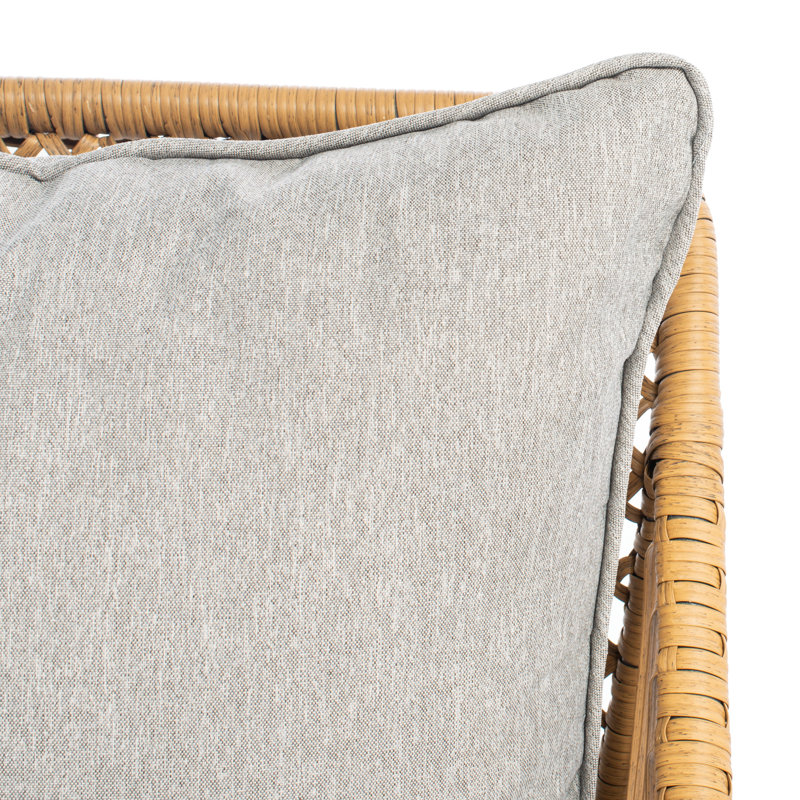 Nevaeh 2 - Person Patio Conversation Set with Cushions, Natural